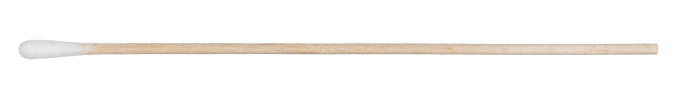 Puritan 6" Standard Cotton Swab with Wooden Handle - Box of 1000 - Image 1