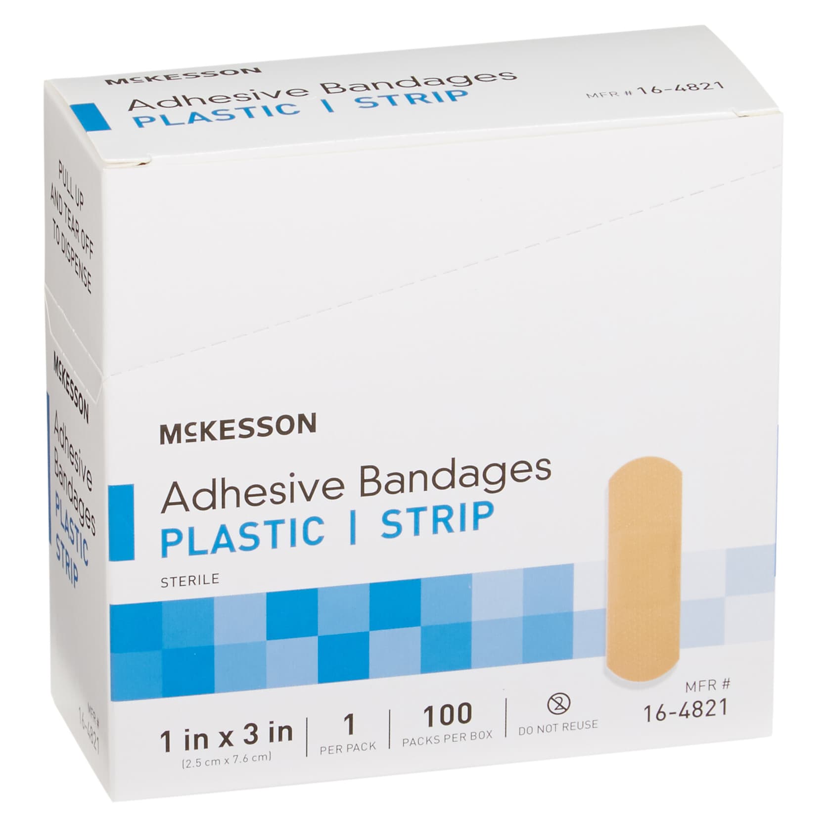 McKesson Plastic Rectangle Adhesive Bandage - Image 5