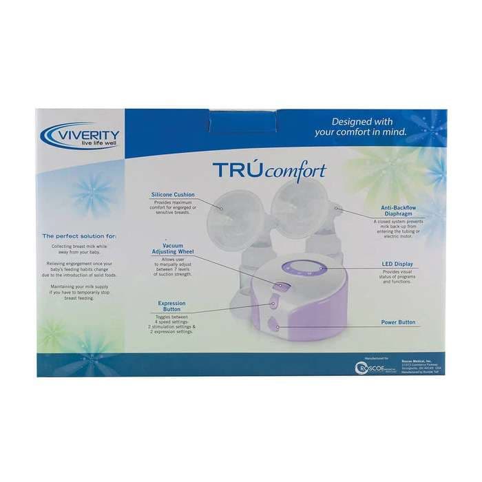 Viverity TruComfort Double Electric Breast Pump with Carrying Bag - Image 5