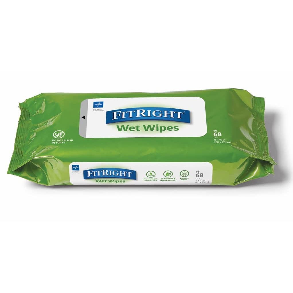 FitRight Aloe Personal Cleansing Wet Wipes, Scented - Case of 816 - Image 1