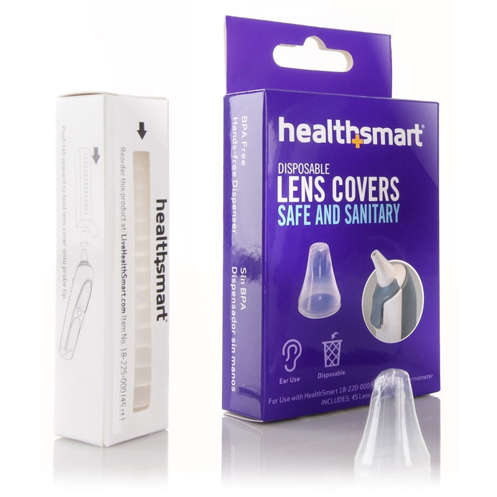 HealthSmart Tympanic Thermometer Probe Cover - Box of 45