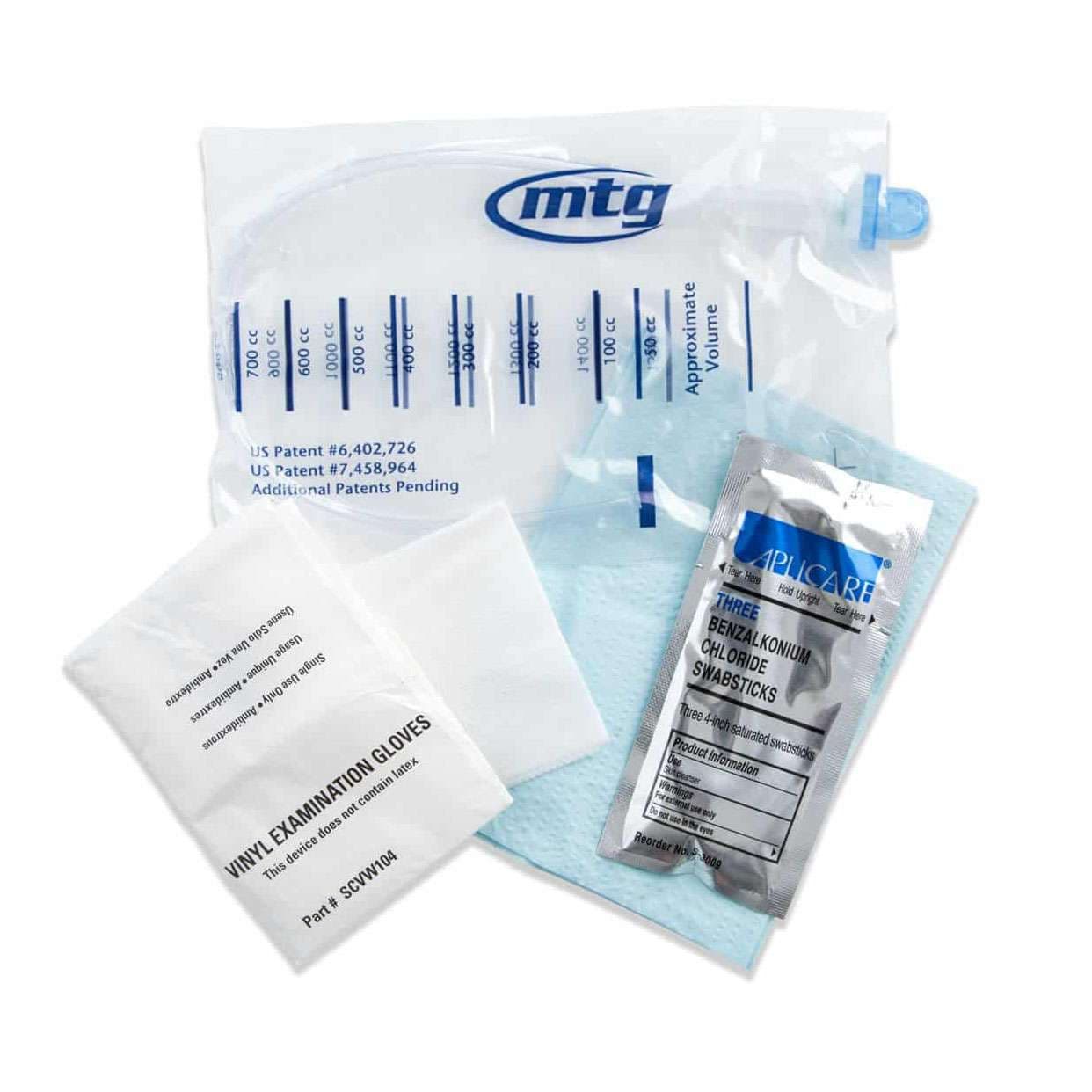 EZ-Advancer Soft Closed System Intermittent Catheter Kit, 12 Fr, 16" - Each - Image 1