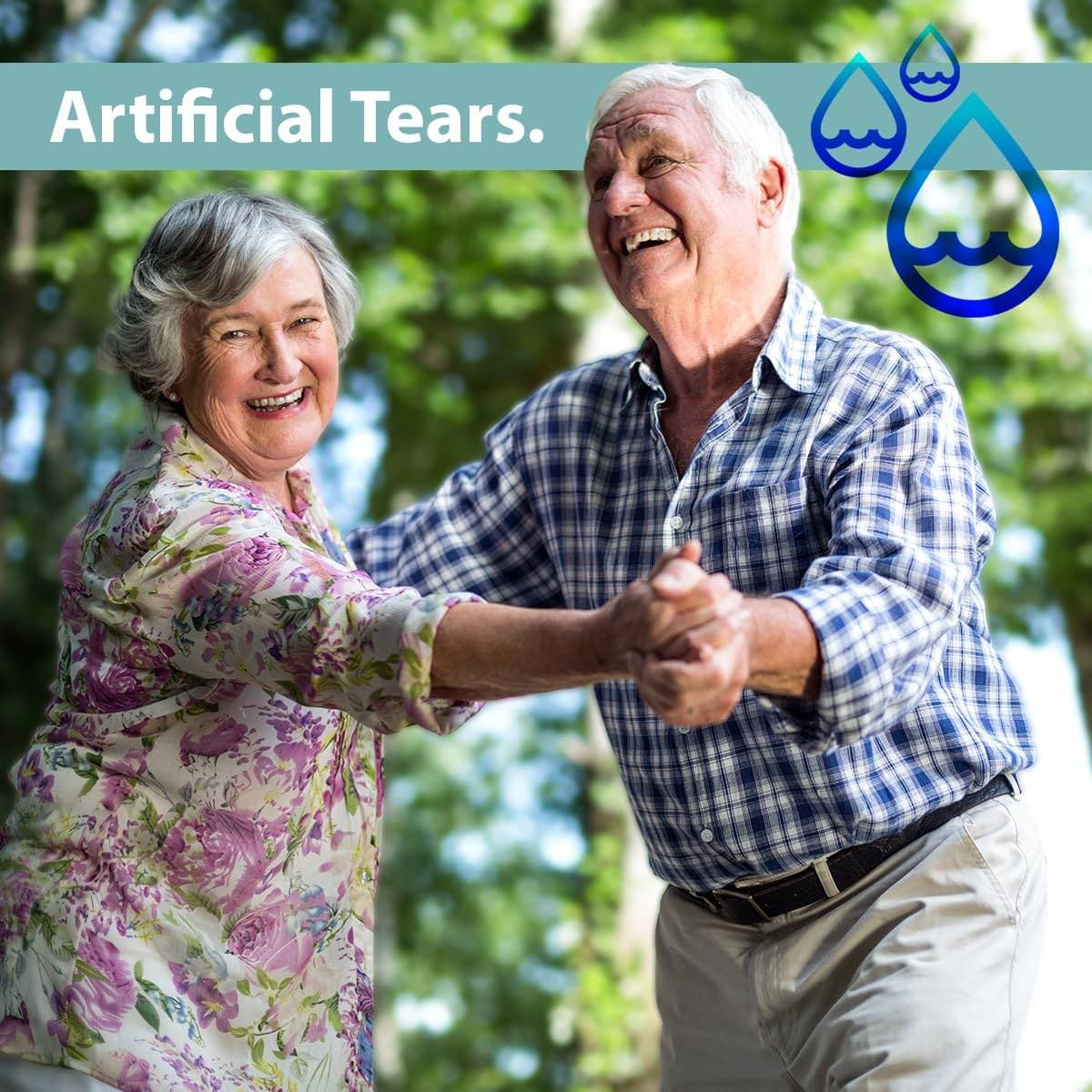 GeriCare Sterile Artificial Tears Lubricant Eye Drops, 0.5 oz - Image 4