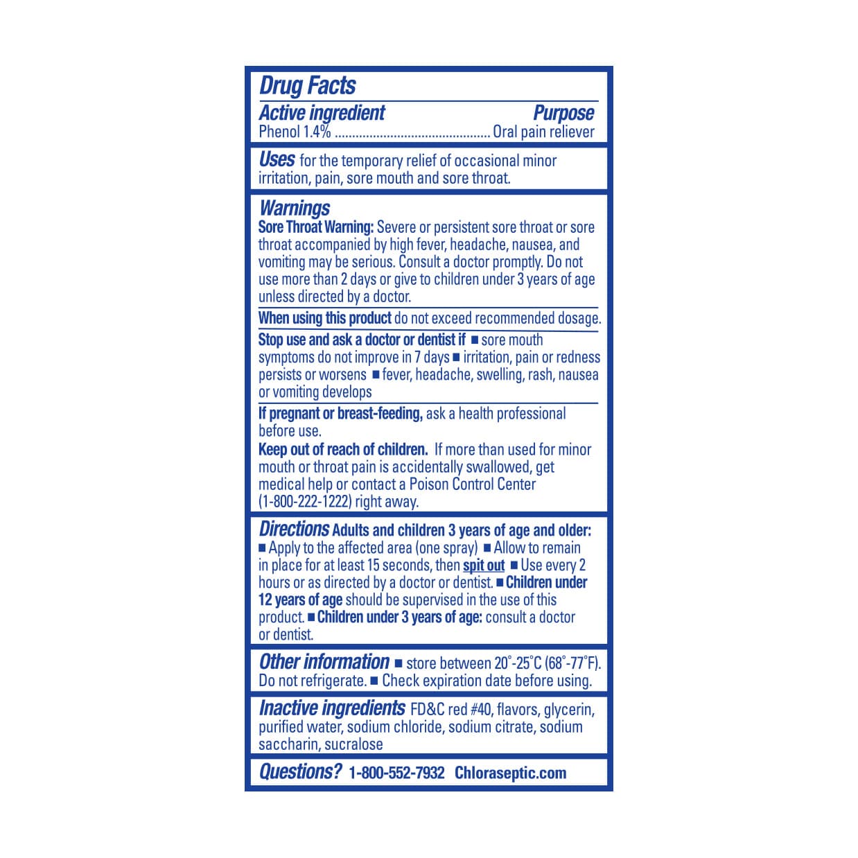 Chloraseptic Sore Throat Spray, Cherry, 6 oz - Each - Image 2