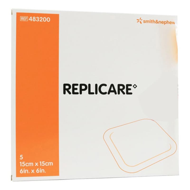 Replicare M Hydrocolloid Wound Dressing, 6" x 6" - Case of 100 - Image 1