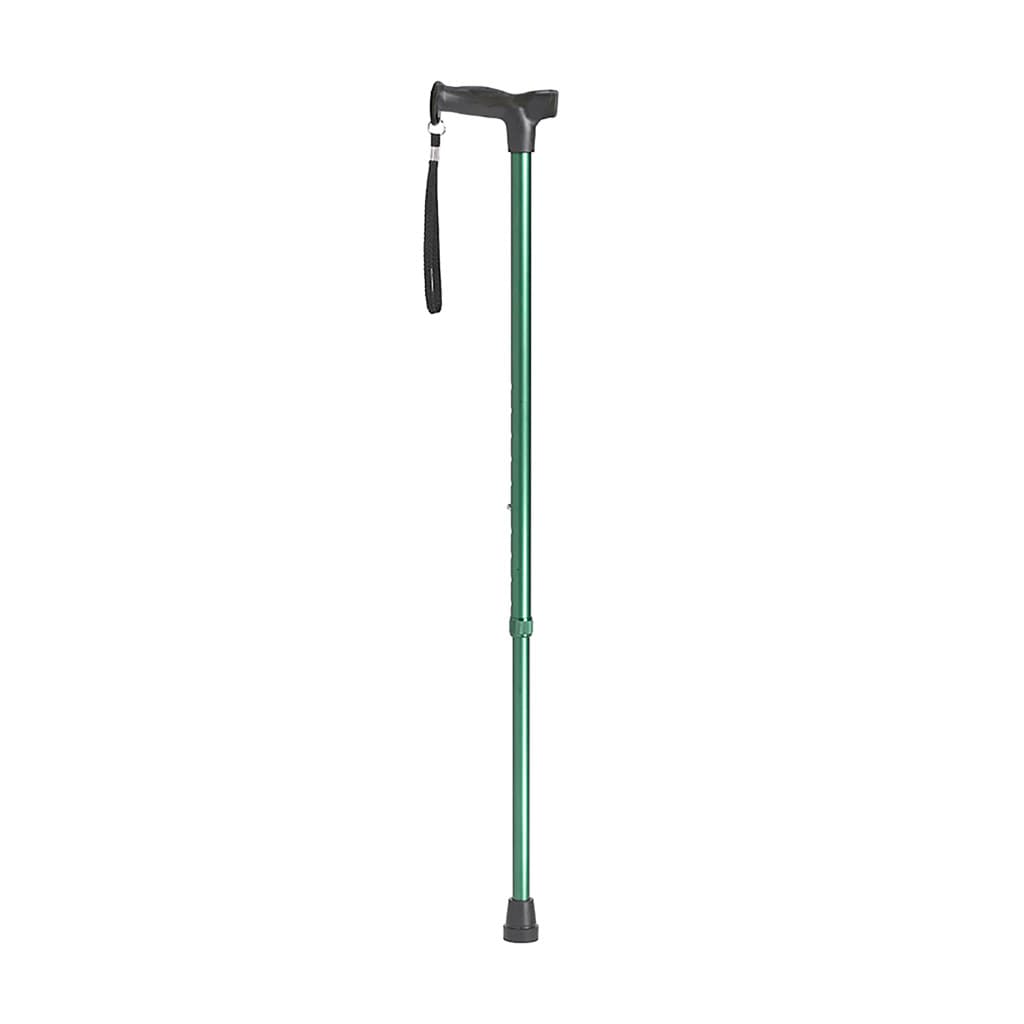 Drive Ergonomic T-Handle Walking Cane, Forest Green Design - Each - Image 1