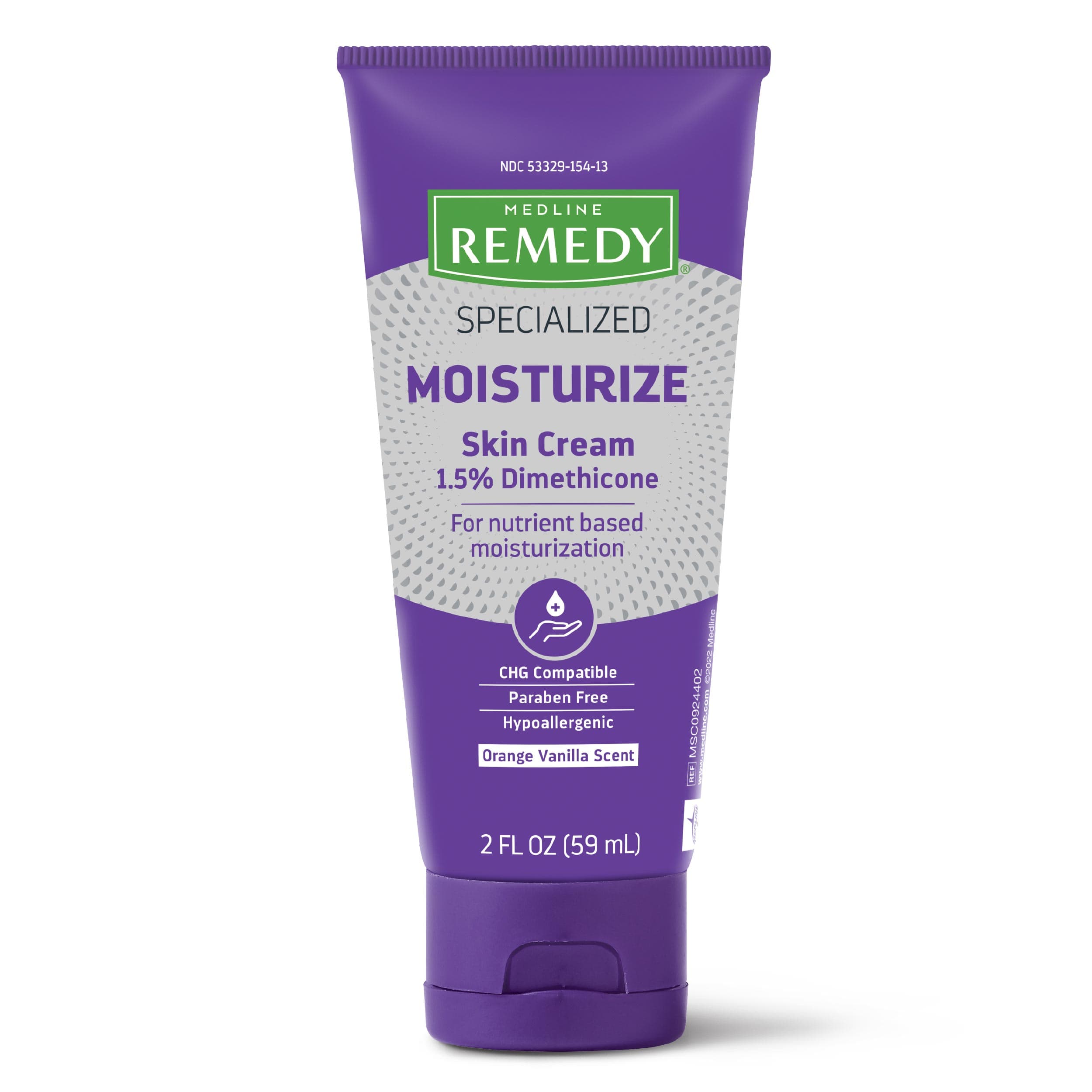 Remedy Specialized Moisturize Skin Cream, Orange Vanilla Scent, 2 oz - Image 1