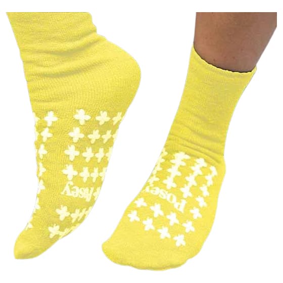 Posey Fall Management Slipper Socks, Yellow, Standard - Pair - Image 1