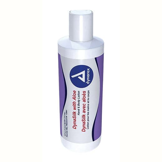 Dynarek DynaSilk with Aloe Hand and Body Lotion, Fresh Scent, 8 oz - Case of 48 - Image 1