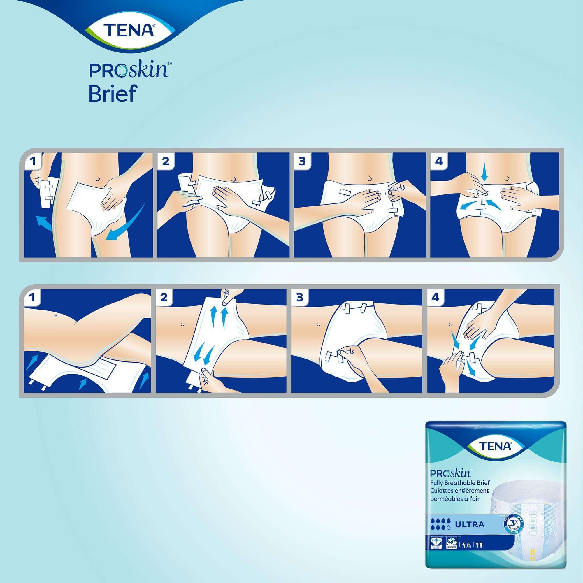 TENA ProSkin Ultra Fully Breathable Brief - Image 4