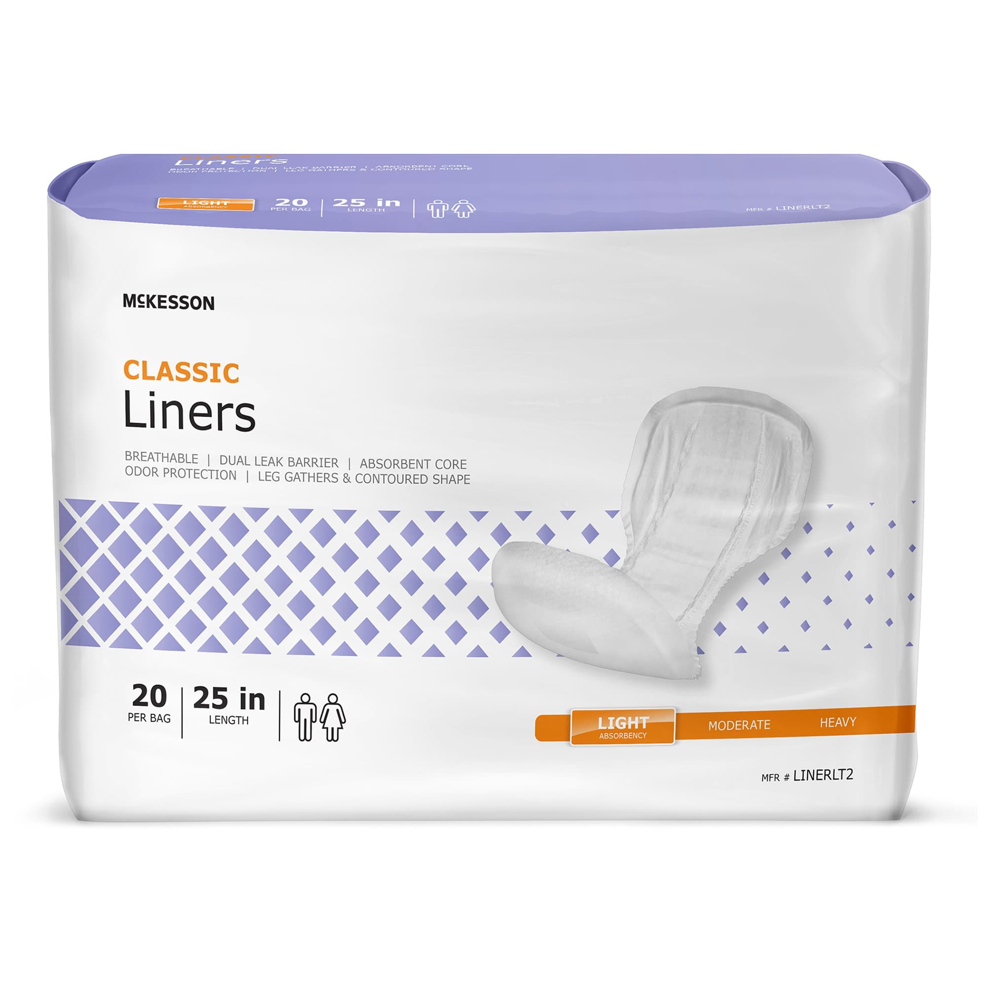 McKesson Classic Incontinence Liners