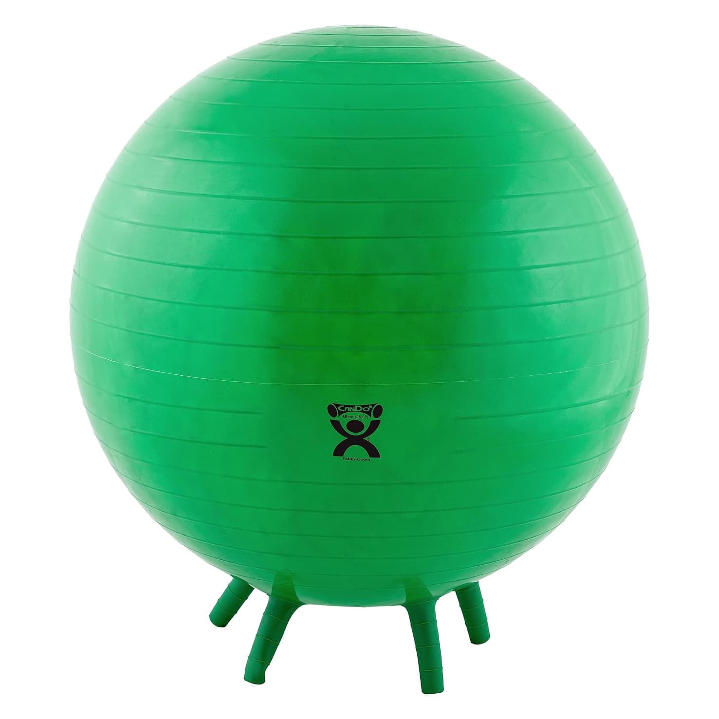 CanDo Exercise Ball with Stability Feet, Green, 26" (65 cm) - Image 1