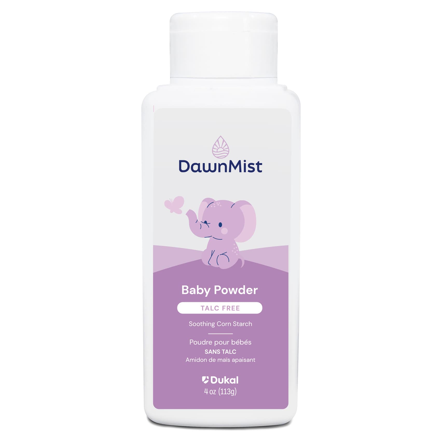 DawnMist Baby Powder, Scented, 4 Oz.