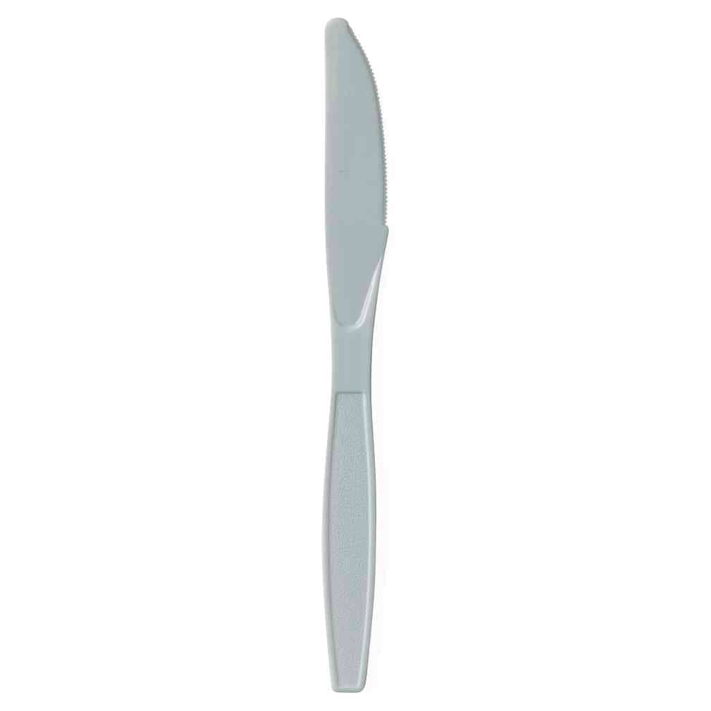 Medline Polystyrene Heavyweight Disposable Plastic Knife - Box of 100 - Image 1