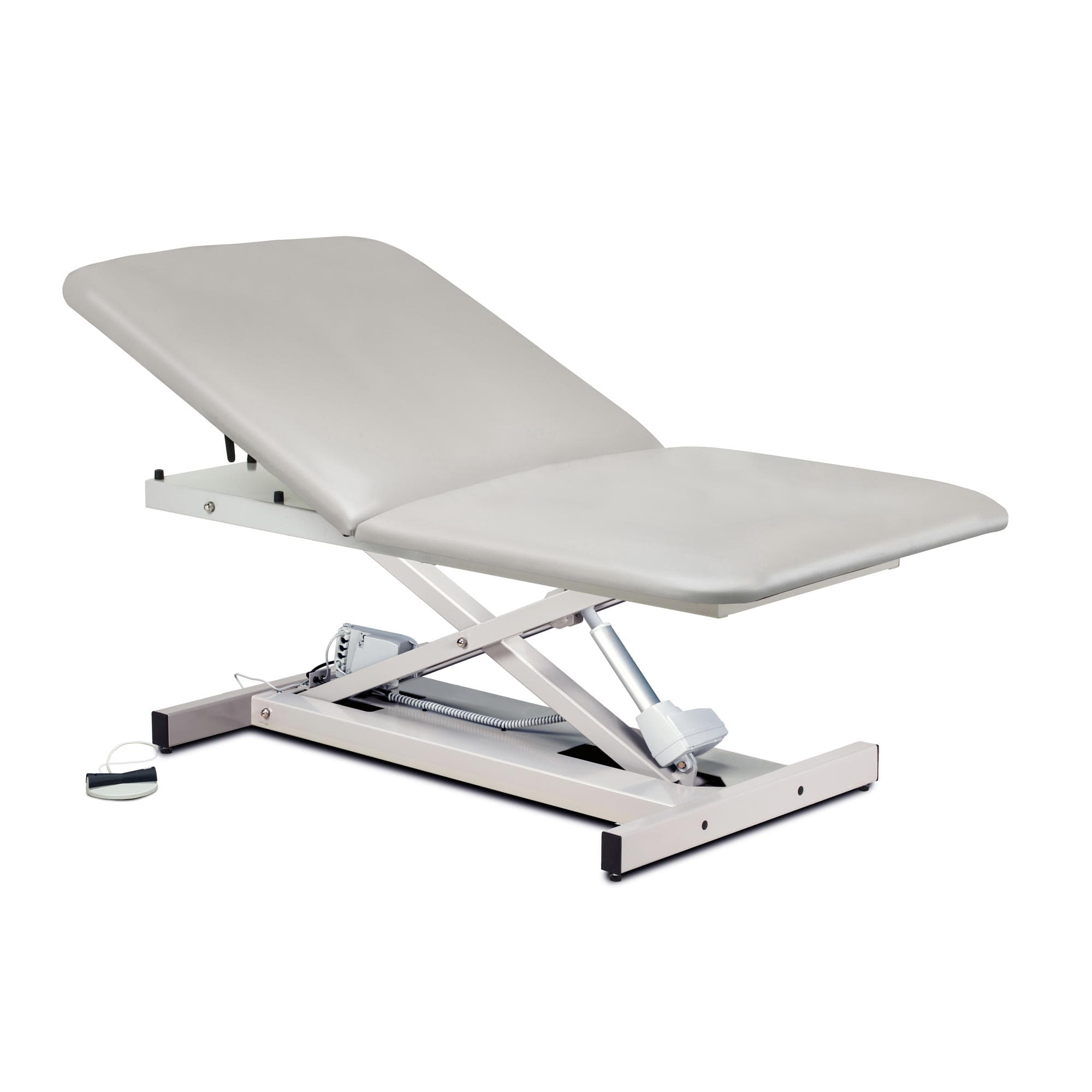 Clinton open base, extra wide, bariatric, power table with adjustable backrest - Image 3
