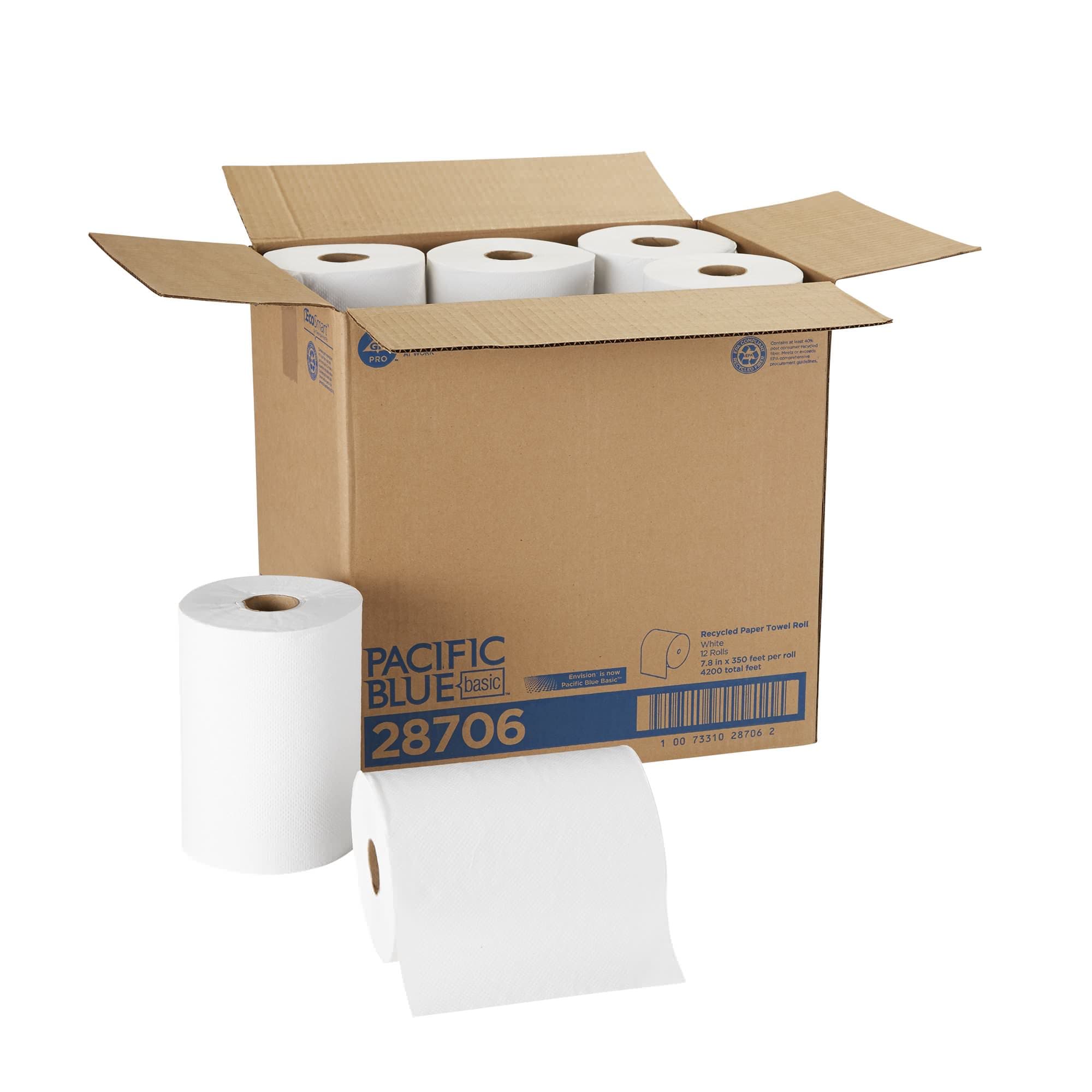 Pacific Blue Basic Paper Towel 1-Ply Continuous Sheet - Image 1