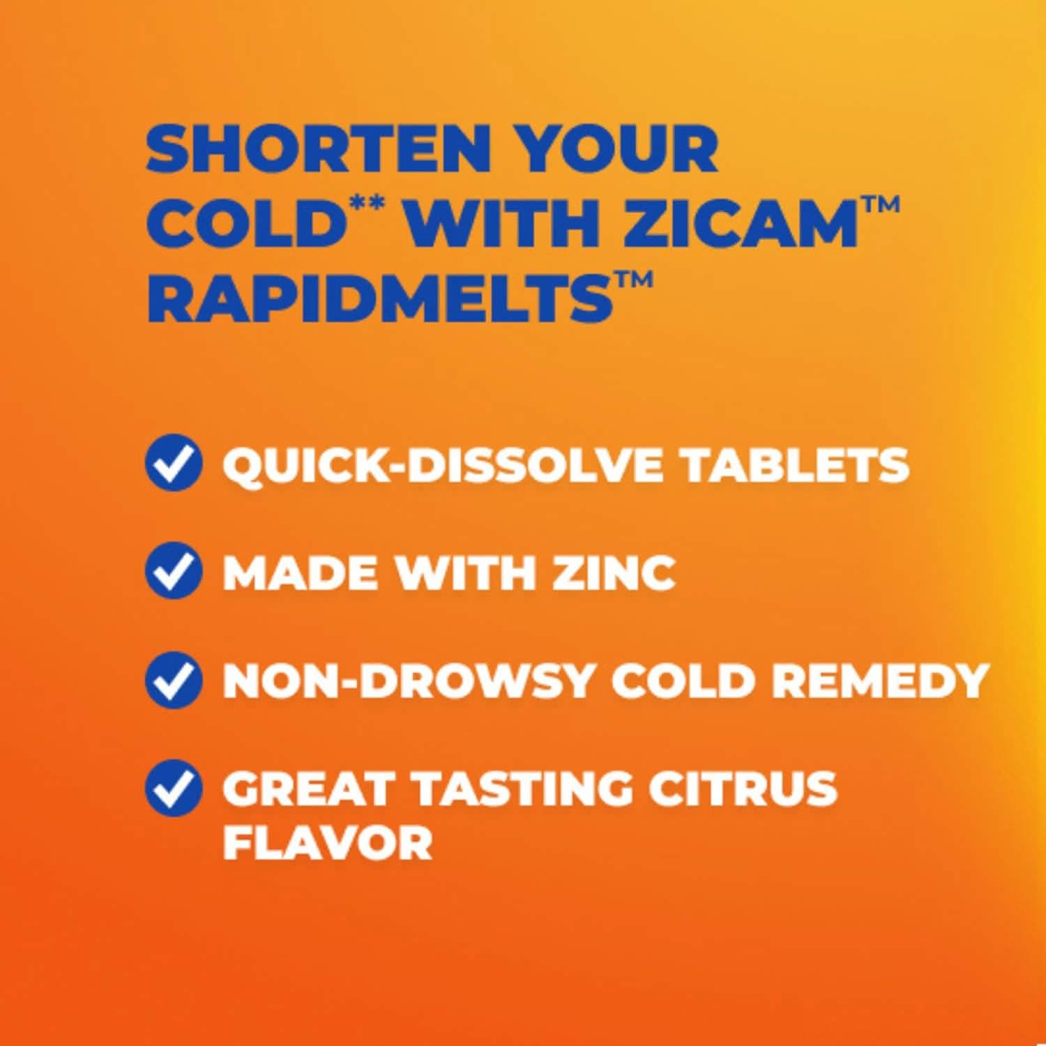 Zicam Zinc Cold Remedy RapidMelts,Citrus Flavor - 25 Count - Image 6