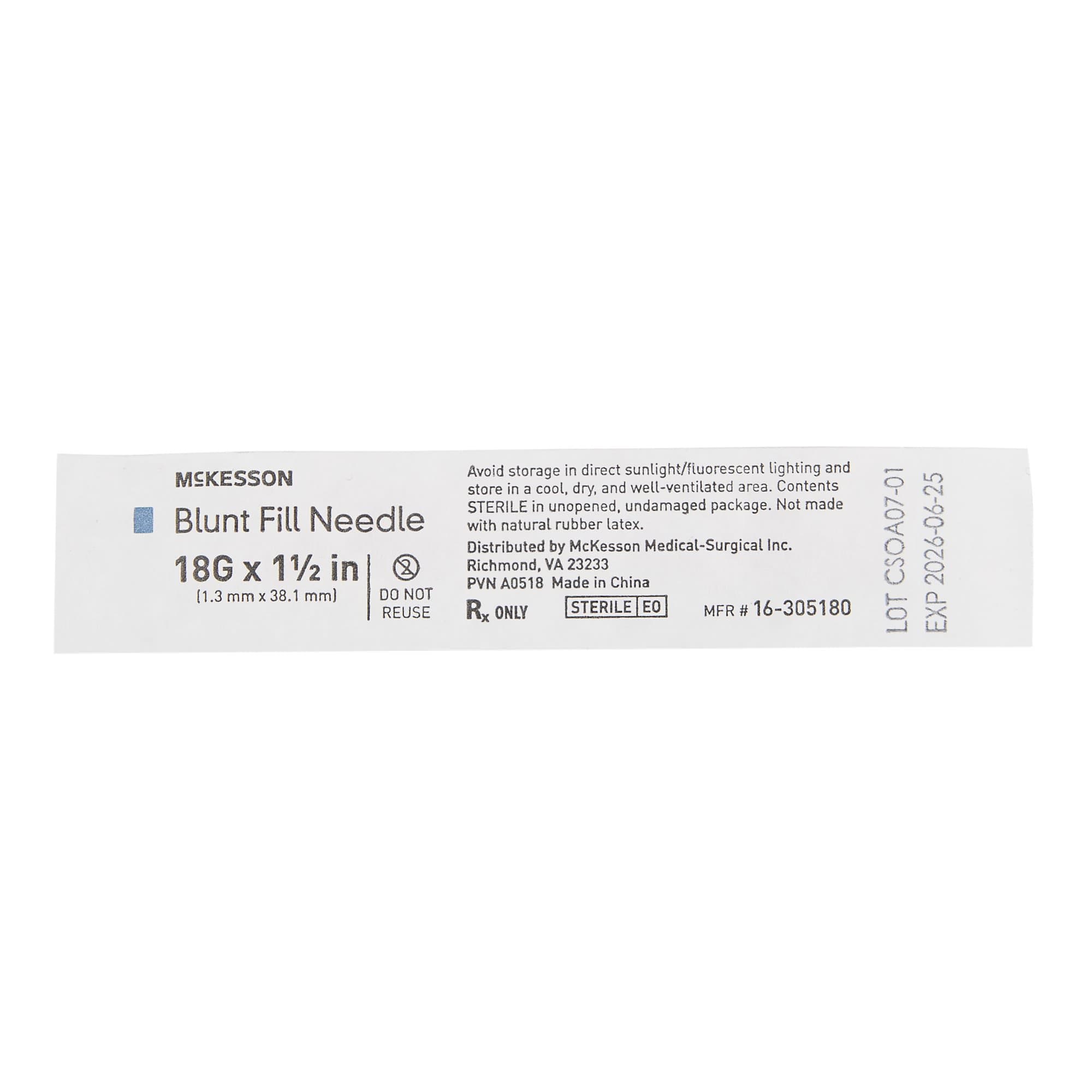 McKesson Blunt Fill Needles - Image 2