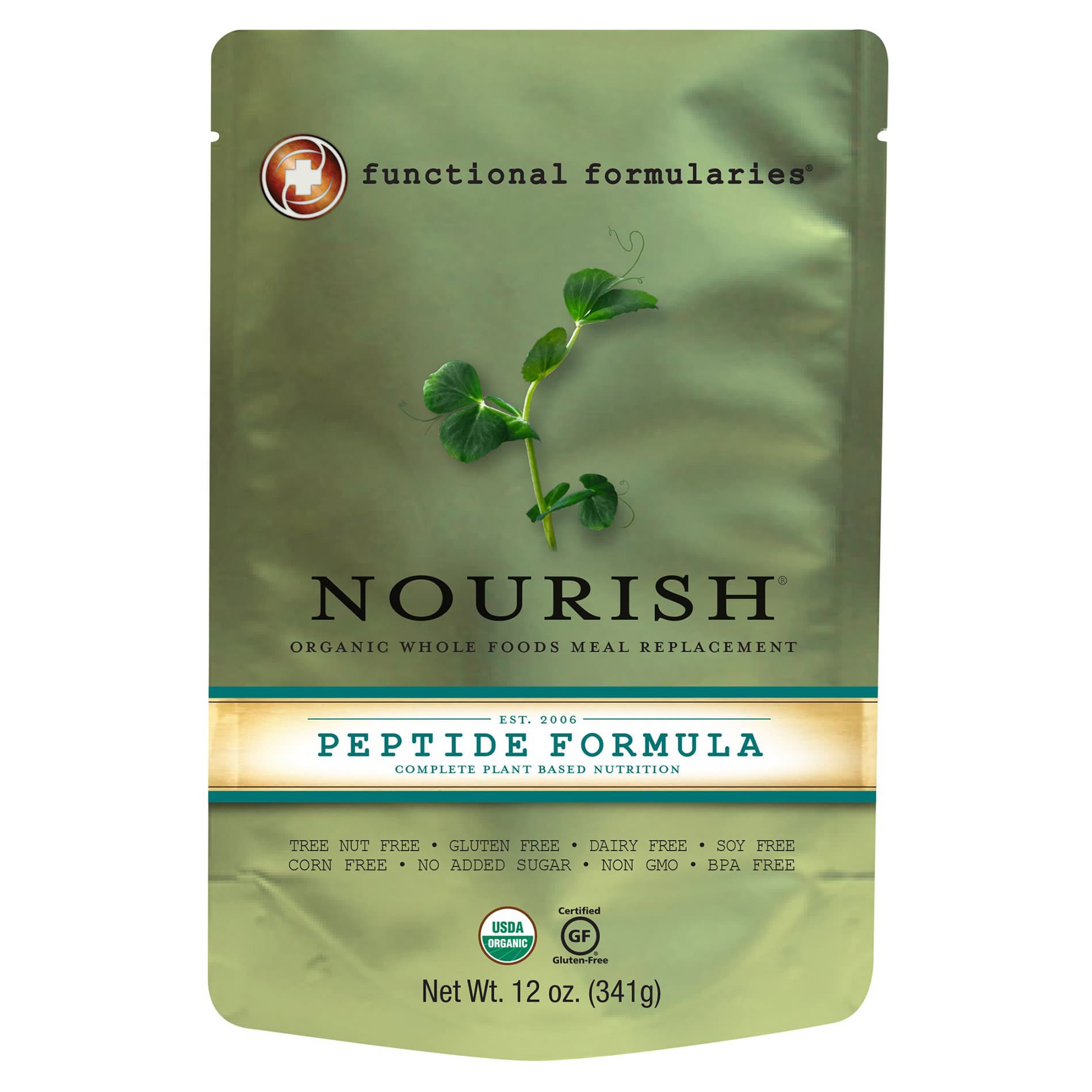 Nutritional Medicinals Nourish Peptide Supplemental Formula, 12 oz - Each - Image 1