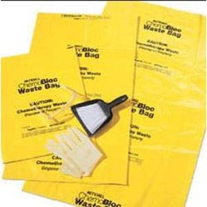 ChemoPlus Chemo Soft Waste Bag, 2 Gallon - Case of 250 - Image 1