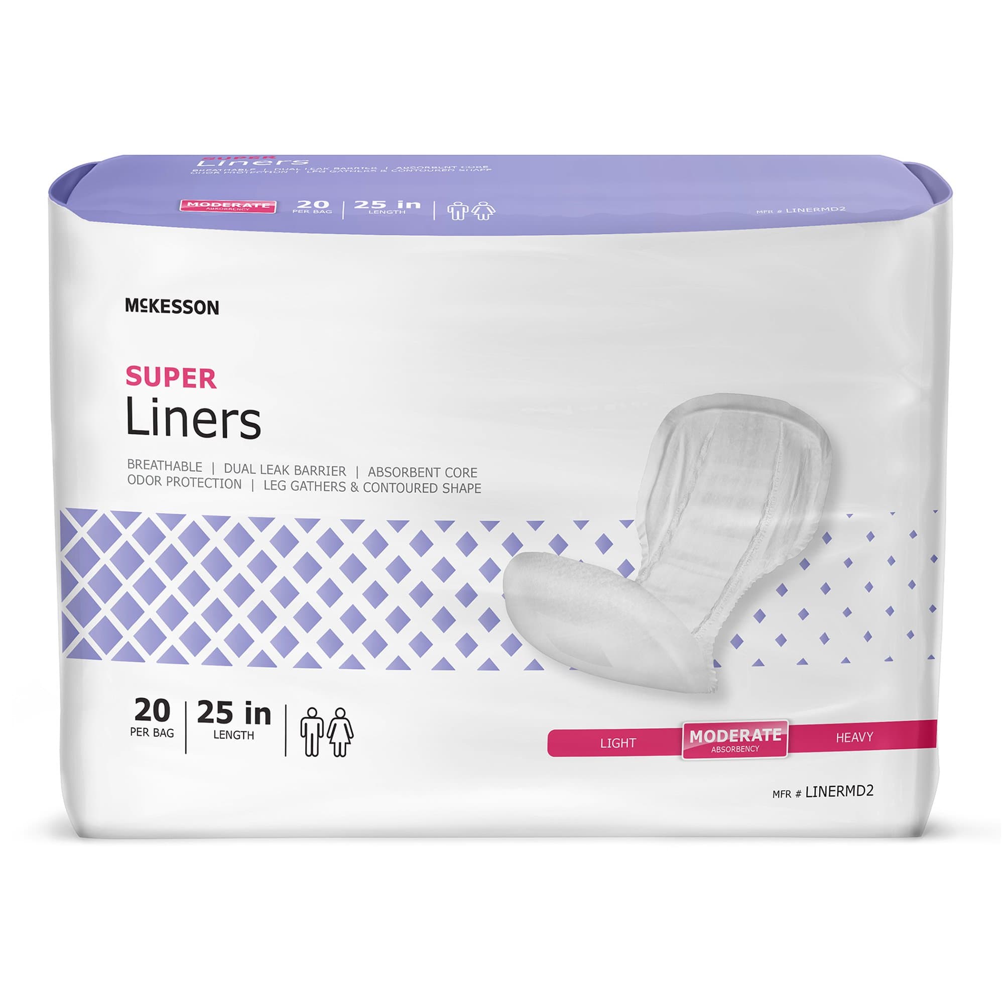McKesson Super Incontinence Liners