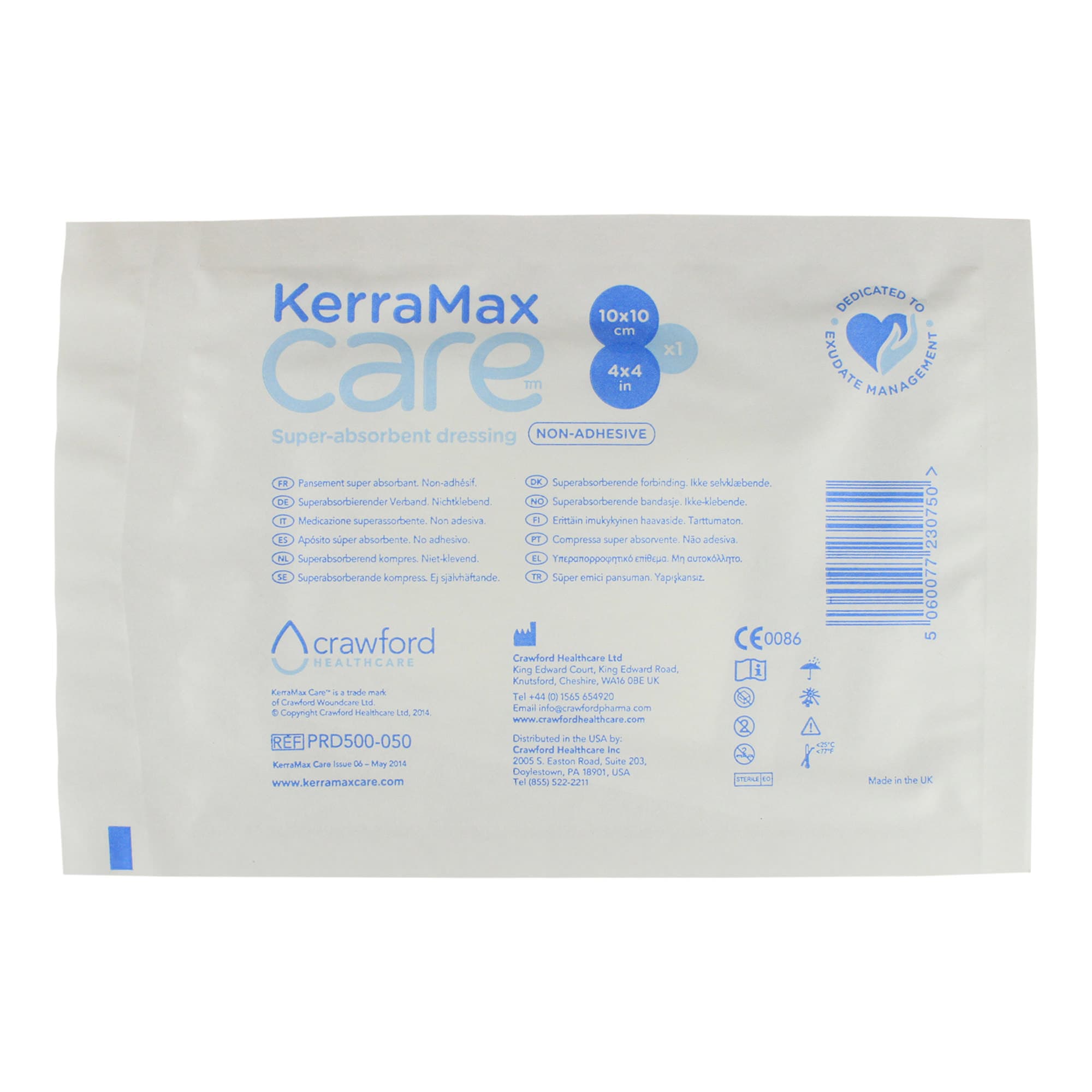 KerraMax Care Super Absorbent Dressing, 4 X 4 Inch - Image 1