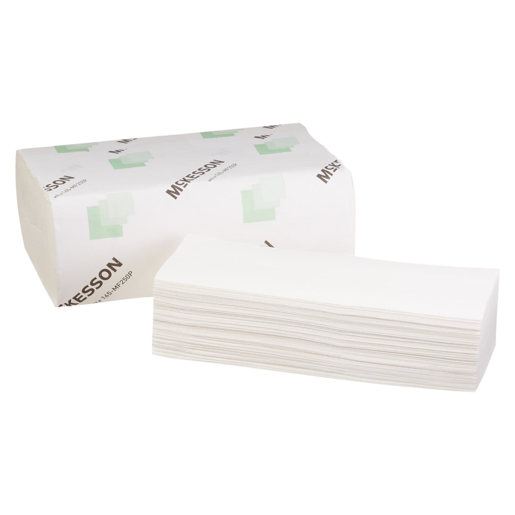 McKesson Premium 1-Ply Paper Towel, 9 x 9-9/20 Inch - Package of 250 - Image 1