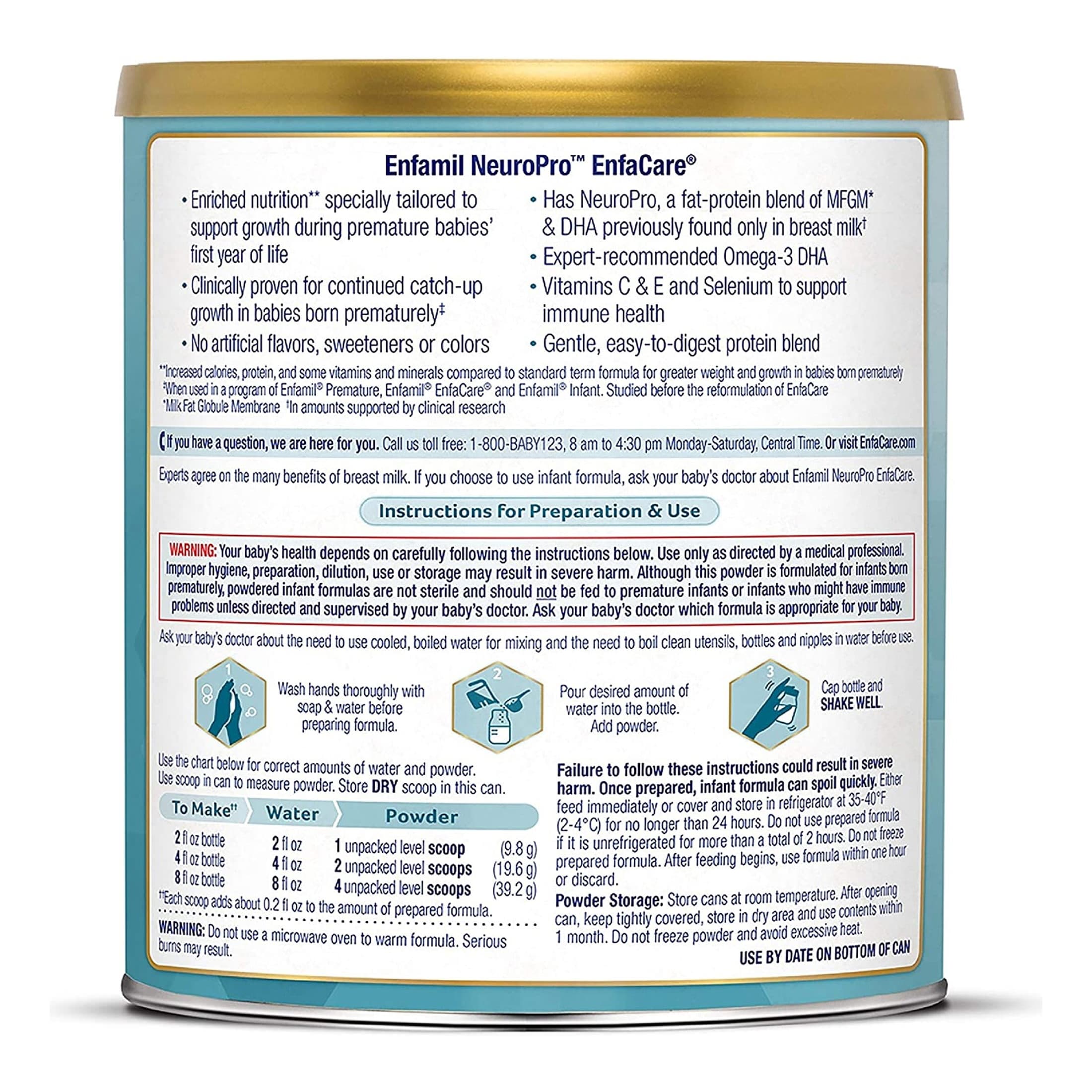 Enfamil NeuroPro EnfaCare Milk-Based Infant Formula, Powder - Image 3