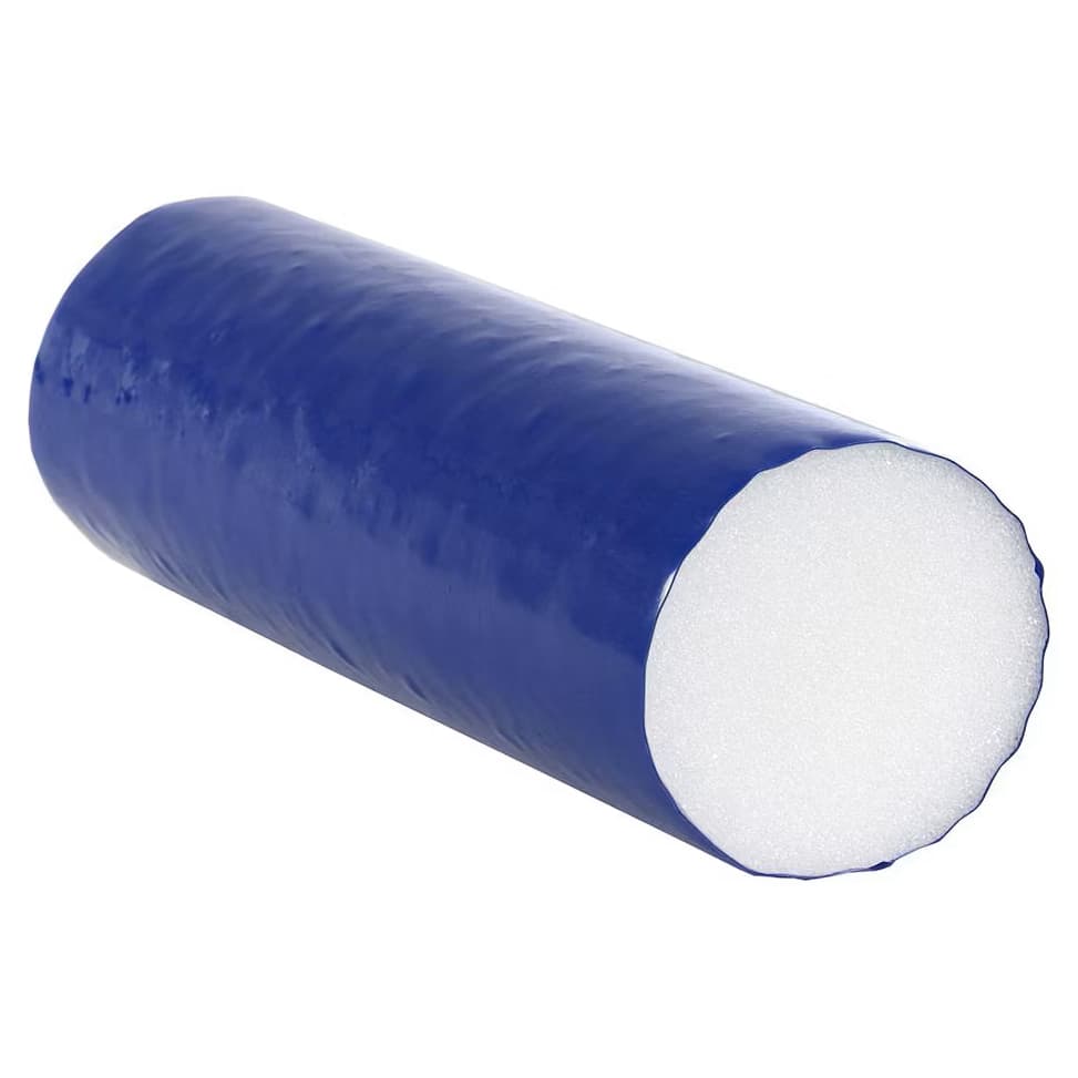 CanDo PE Foam Roller With TufCoat, Round, 4 x 12 Inch - Image 1