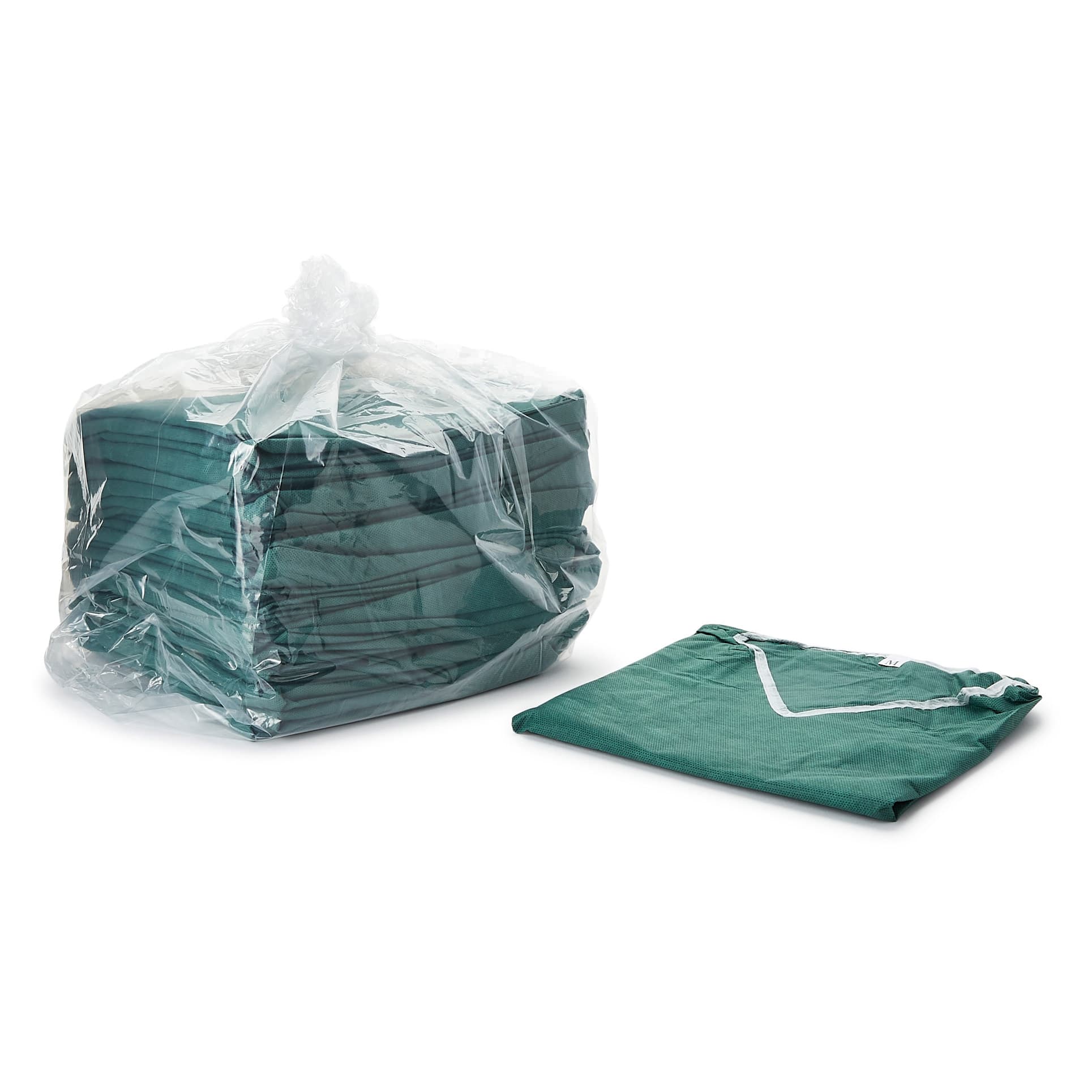 Graham Medical Scrub Shirt, Green, Medium - Case of 30 - Image 1
