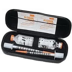 DI Case Eyeglass Style Insulin Protector - Black - Image 1