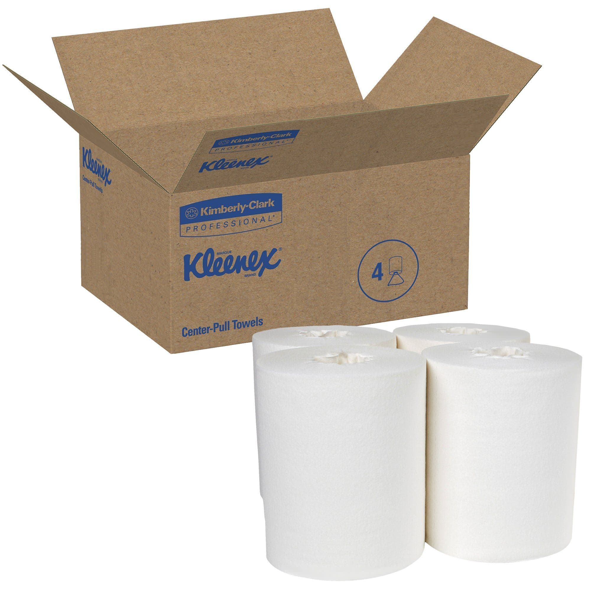 Kleenex Premiere Center Pull Paper Towel Roll 8 X 15 Inch - Case of 4 - Image 1