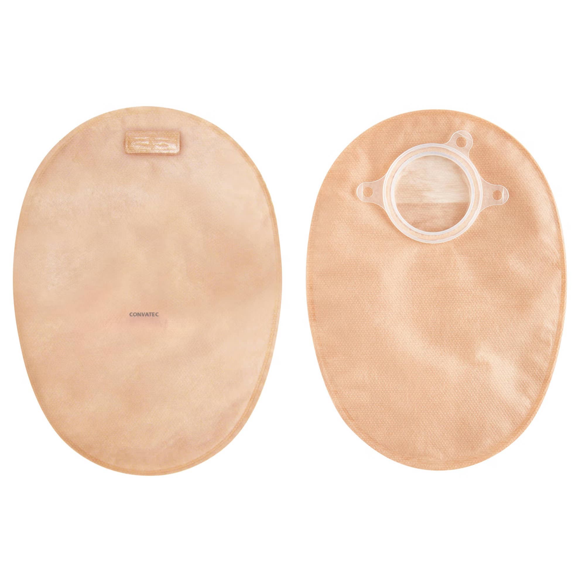 Convatec Natura+ Closed-End Pouch with Window and Filter, 8 Inch, 1-3/4" Flange - Box of 30 - Image 1