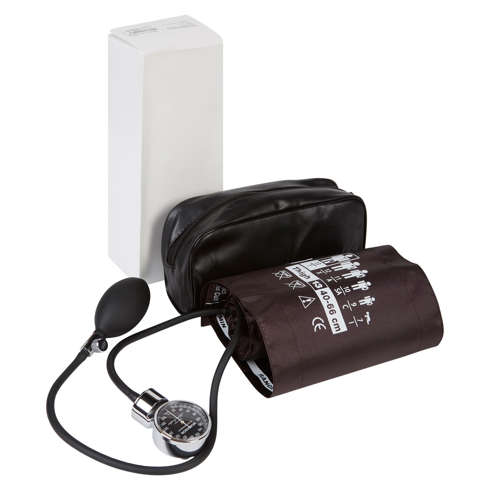 McKesson LUMEON Aneroid Sphygmomanometer Unit Bladder Nylon Cuff, 40 - 66 cm, Brown - Case of 12 - Image 1