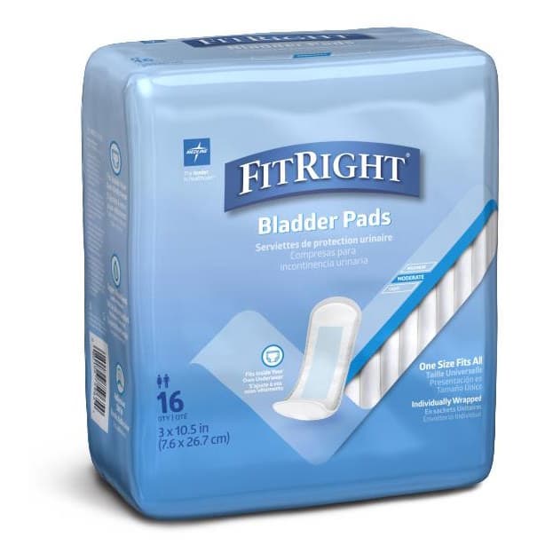 FitRight Bladder Control Pads, Moderate, 3 x 10.5 Inch - Image 8