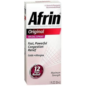 Afrin Original Sinus Relief Nasal Spray, 30 mL - Image 1