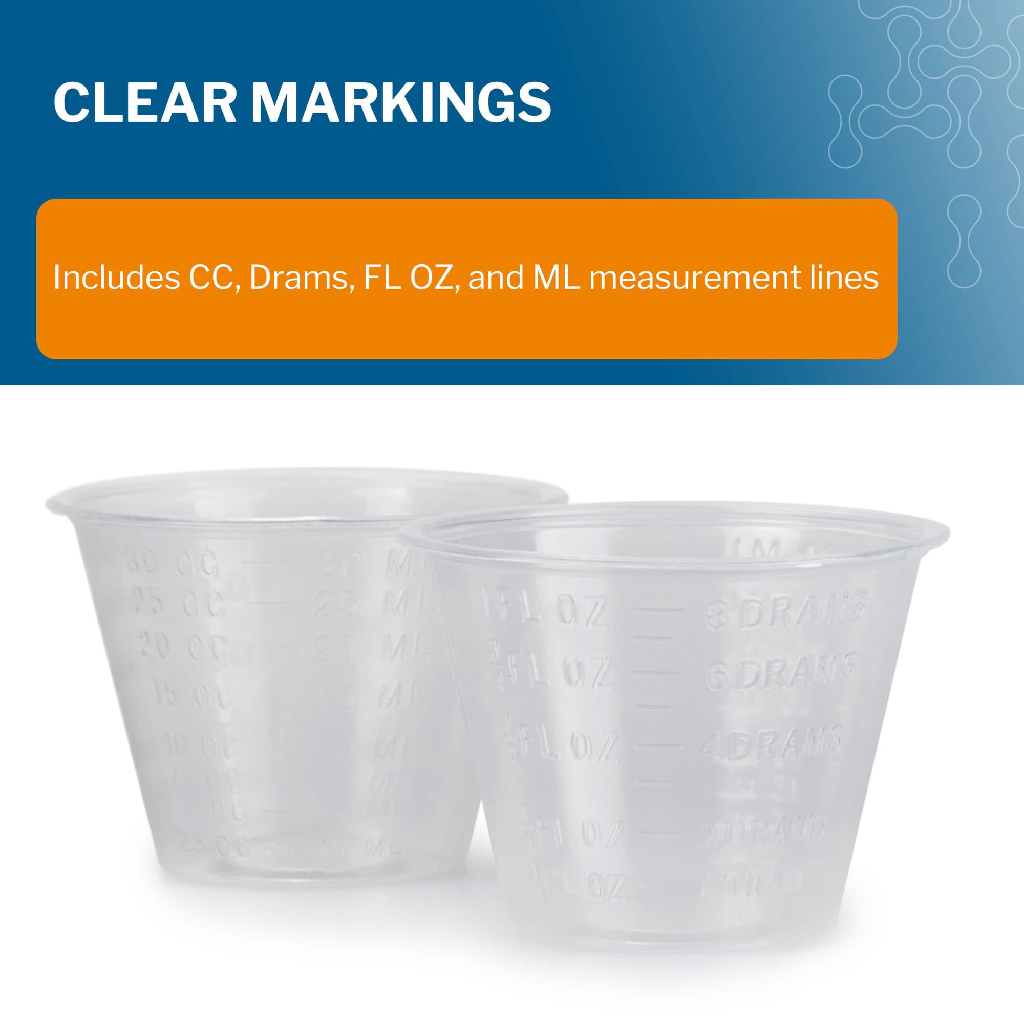 McKesson Graduated Medicine Cup Without Handle Cold Disposable - Image 4