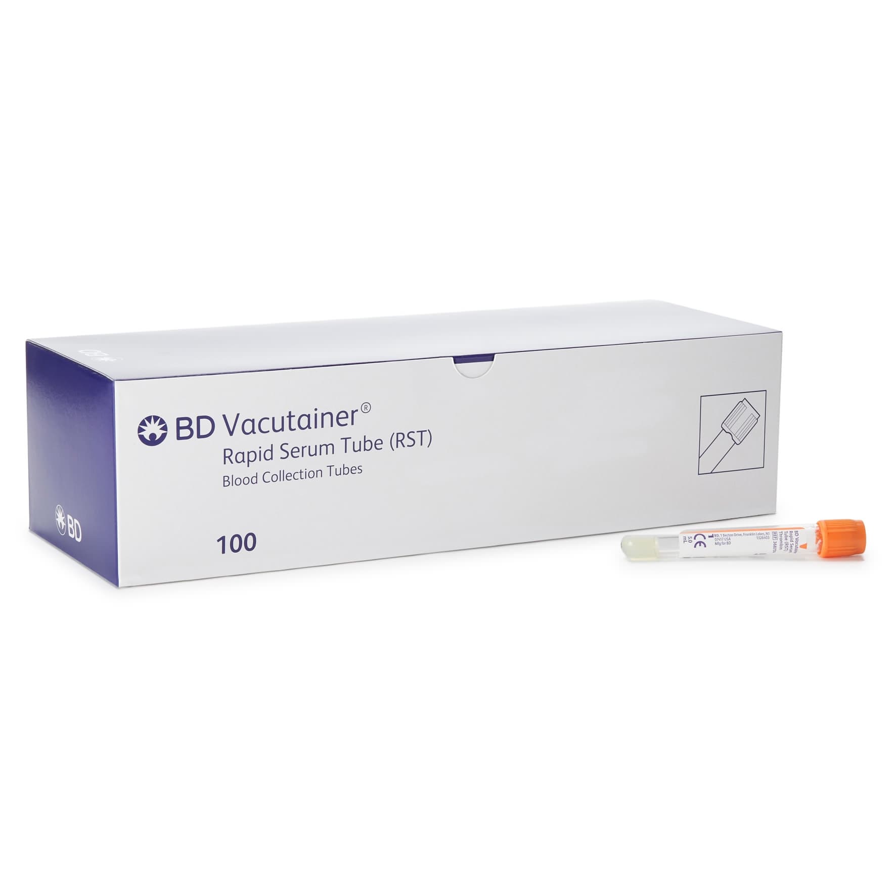 BD Vacutainer Venous Blood Collection Rapid Serum Tube