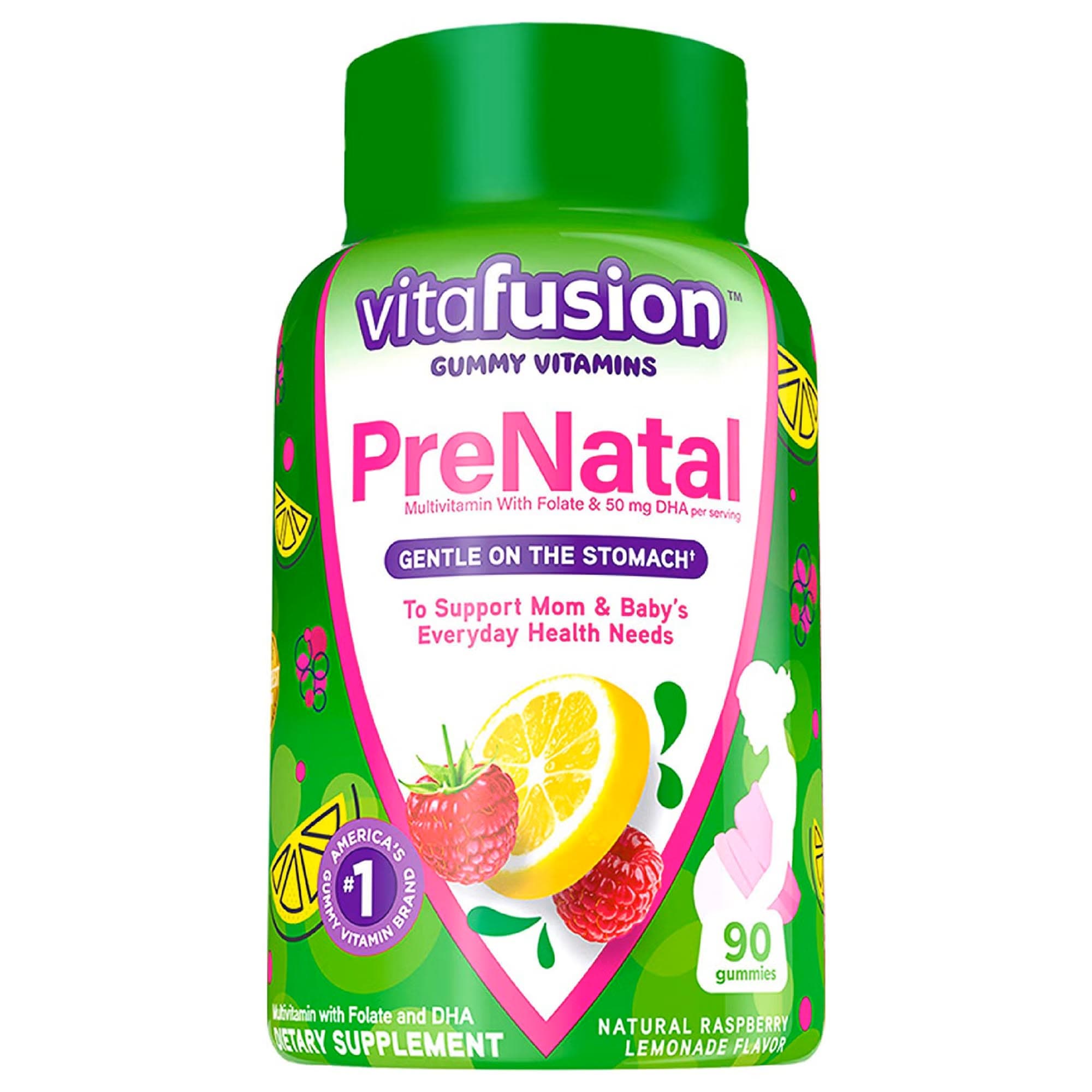 Church and Dwight Prenatal Vitamin Gummies, Fruit Flavors - Bottle of 90 - Image 3