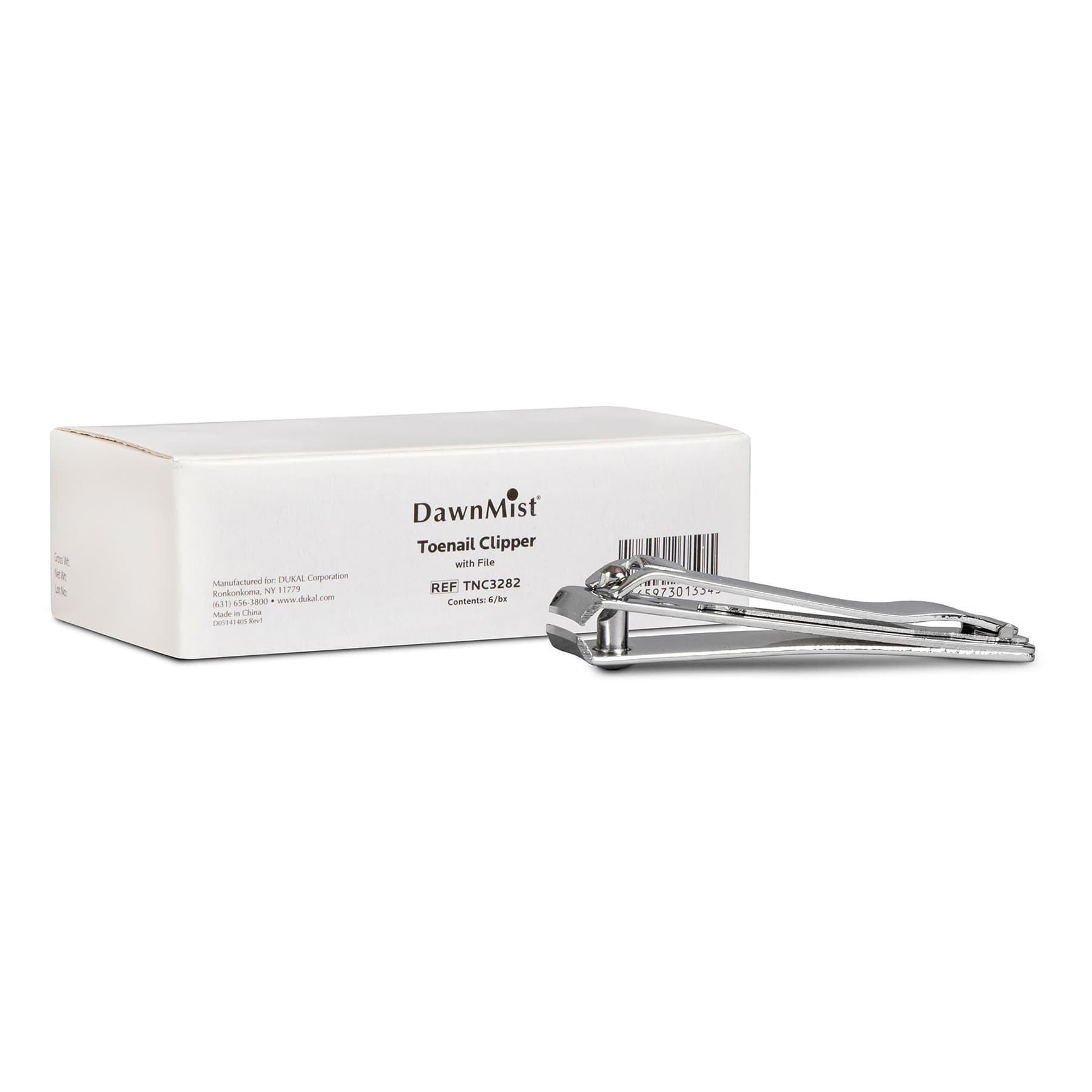 DawnMist Fingernail Clippers Thumb Squeeze Lever with file - Case of 288 - Image 1