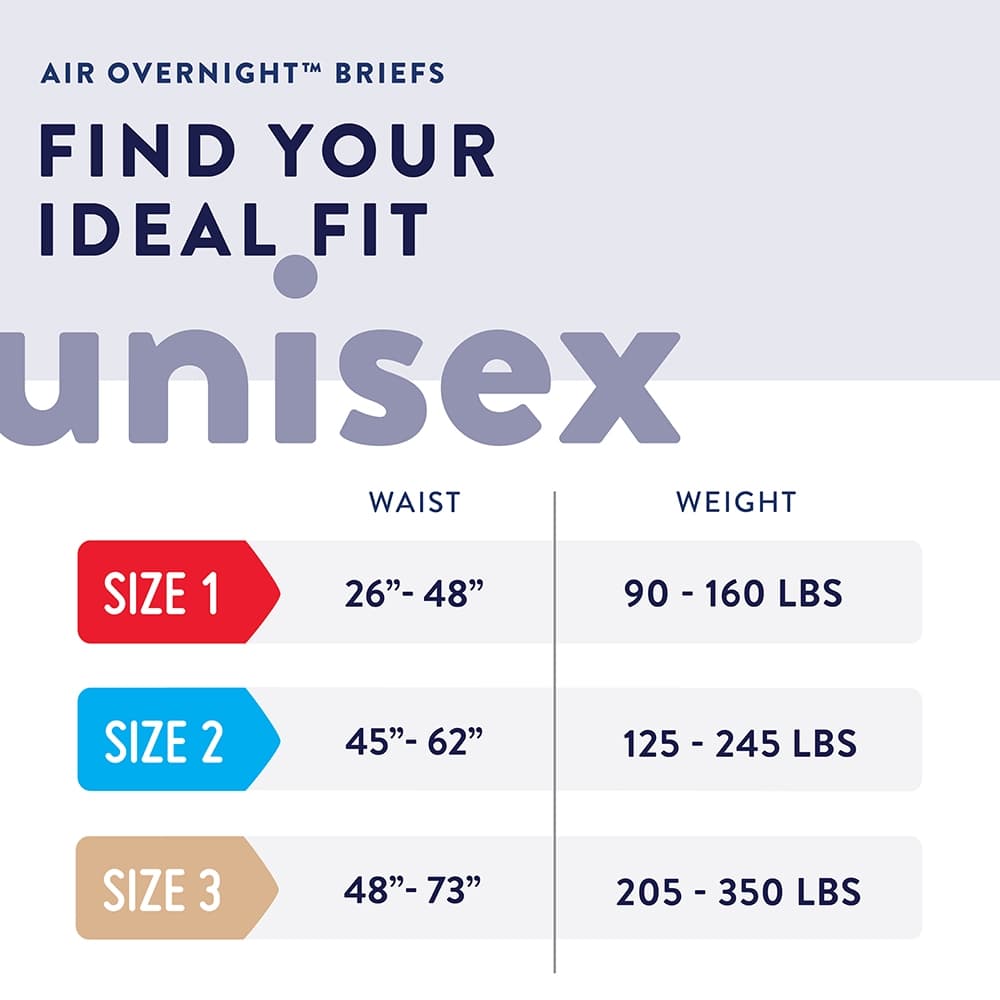 Prevail Air Overnight Adult Incontinence Briefs - Image 2
