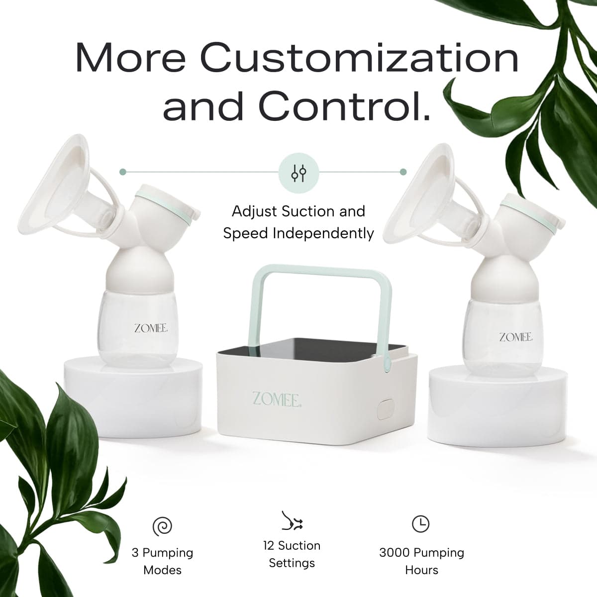 Zomee Mothers Nature H1 Breast Pump - Image 2