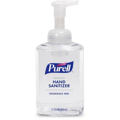 Purell Advanced Hand Sanitizer Ethyl Alcohol Foam, Pump Bottle, Unscented, 17.4 oz - Each - Image 1