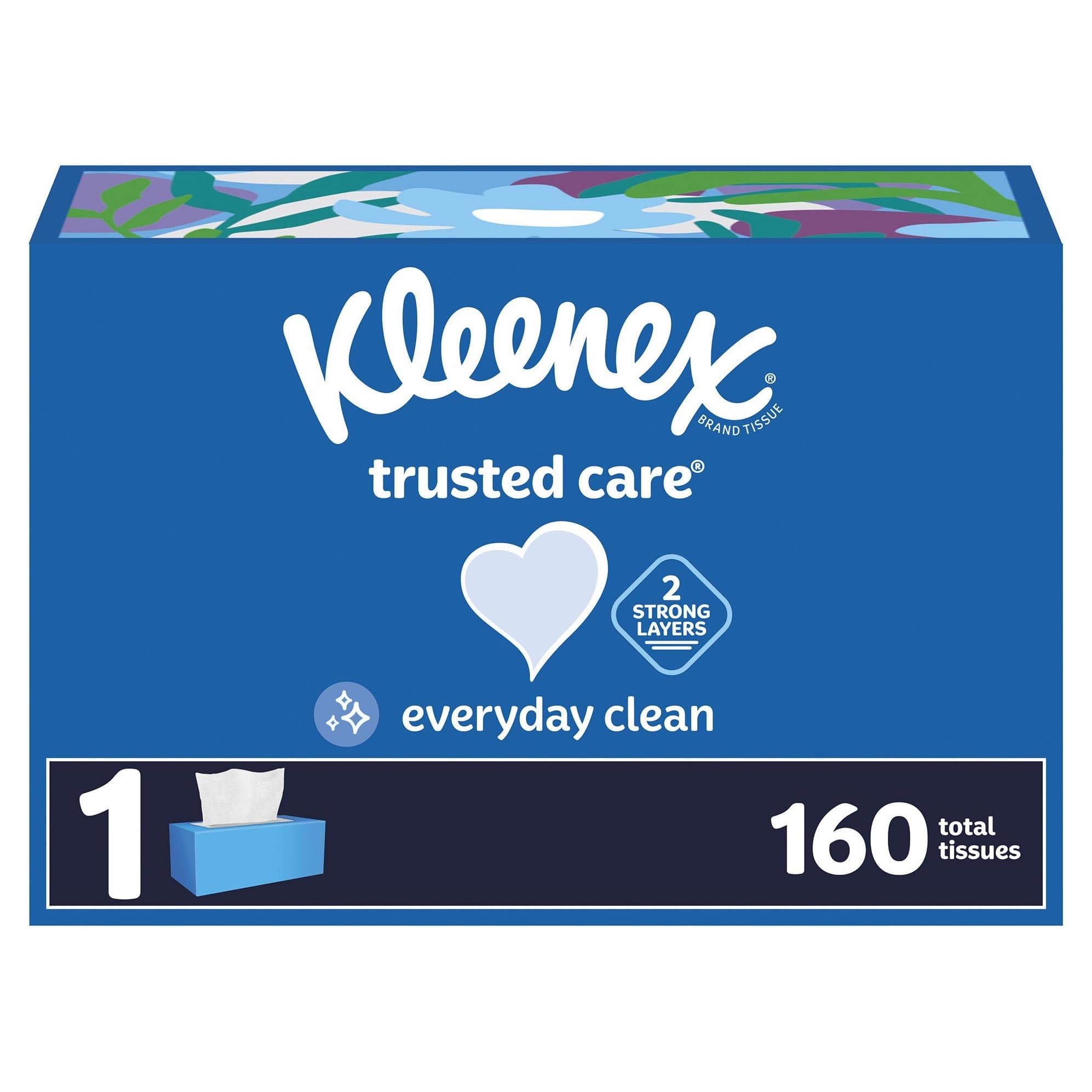 Kleenex 2-Ply Facial Tissue, 9 x 4 Inch - Case of 3840 - Image 1