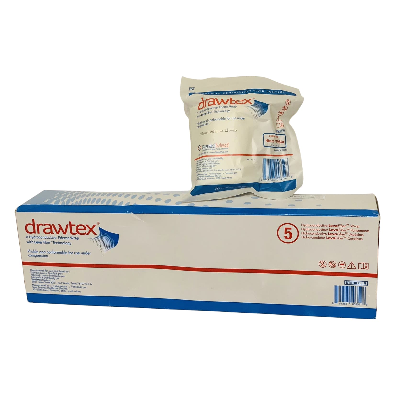 Urgo Medical Drawtex Edema Wrap - Box of 5 - Image 1
