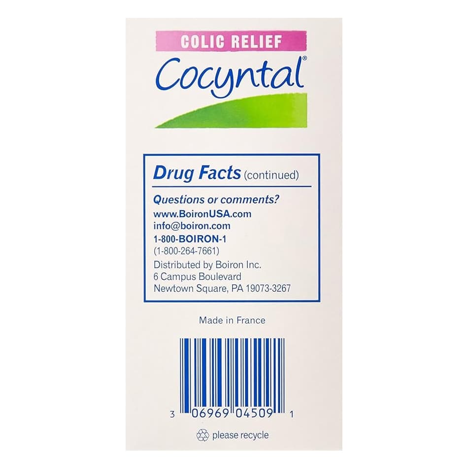 Boiron Colic Comfort Colic & Gas Relief Homeopathic Medicine, 30 Doses - Each - Image 3