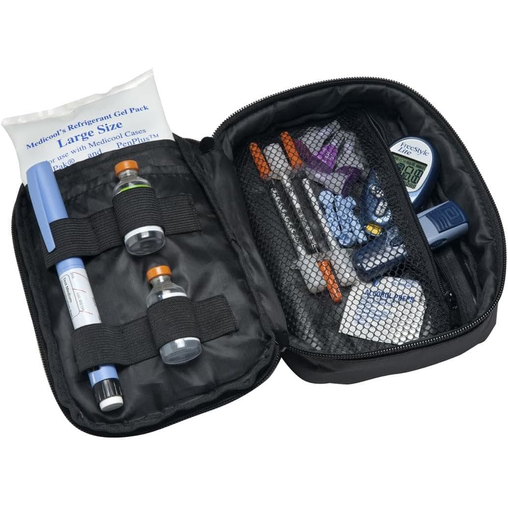 Medicool Diabetic Travel Organizer Plus 5" x 6-1/2" x 2-1/2"
