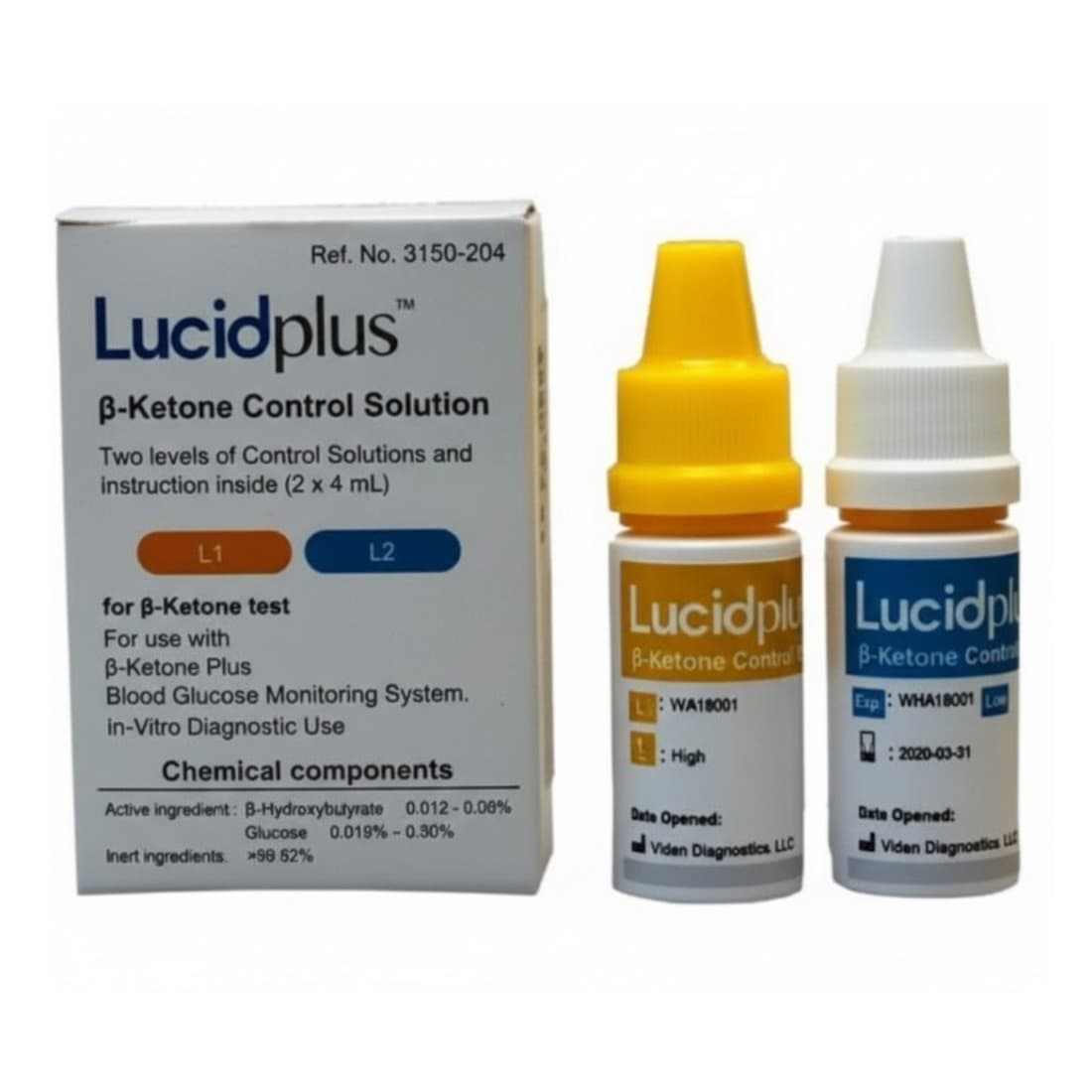 Lucidplus Glucose Bi-Level Controls - Box of 2 - Image 1