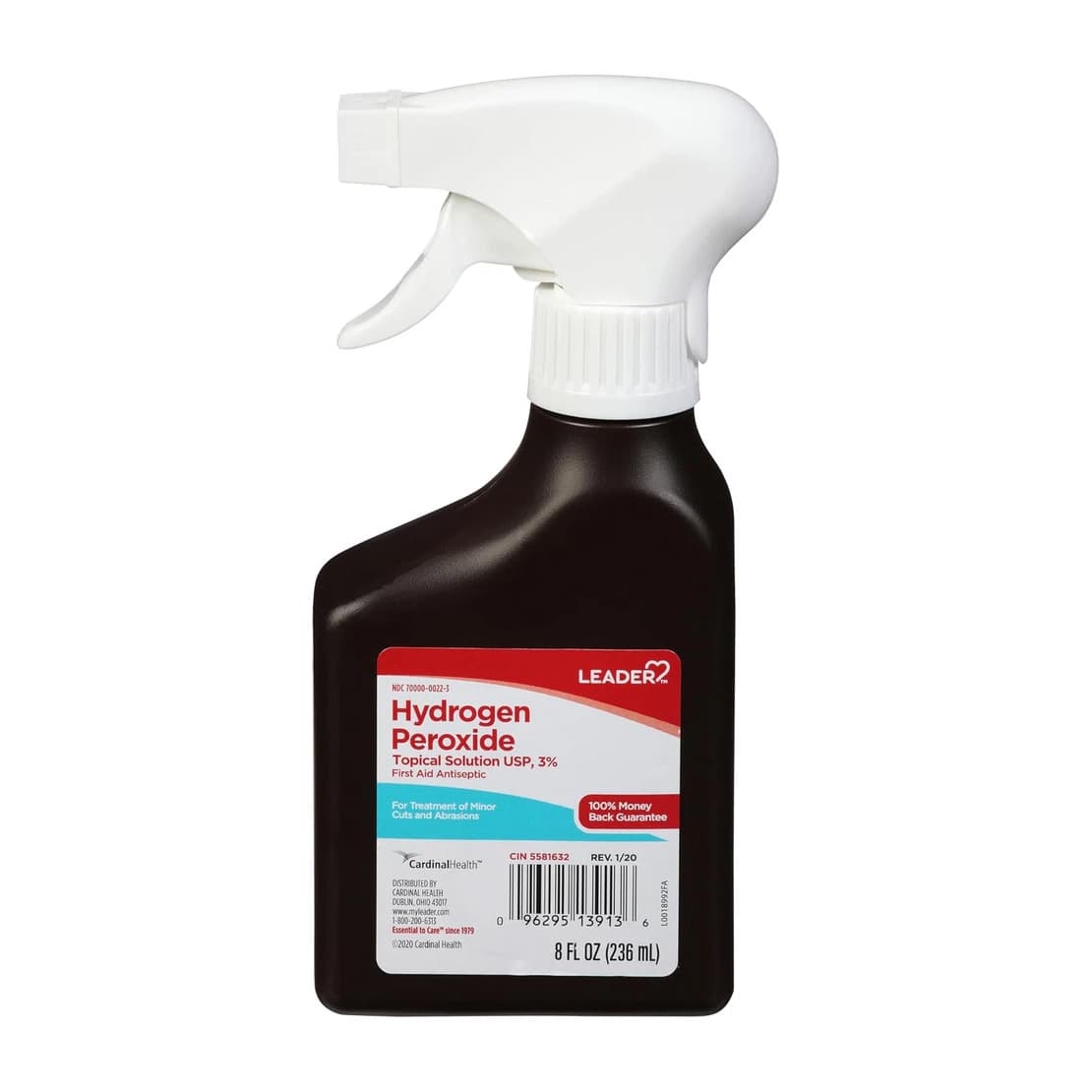 Leader Hydrogen Peroxide Spray, 3%, 8 oz - Each