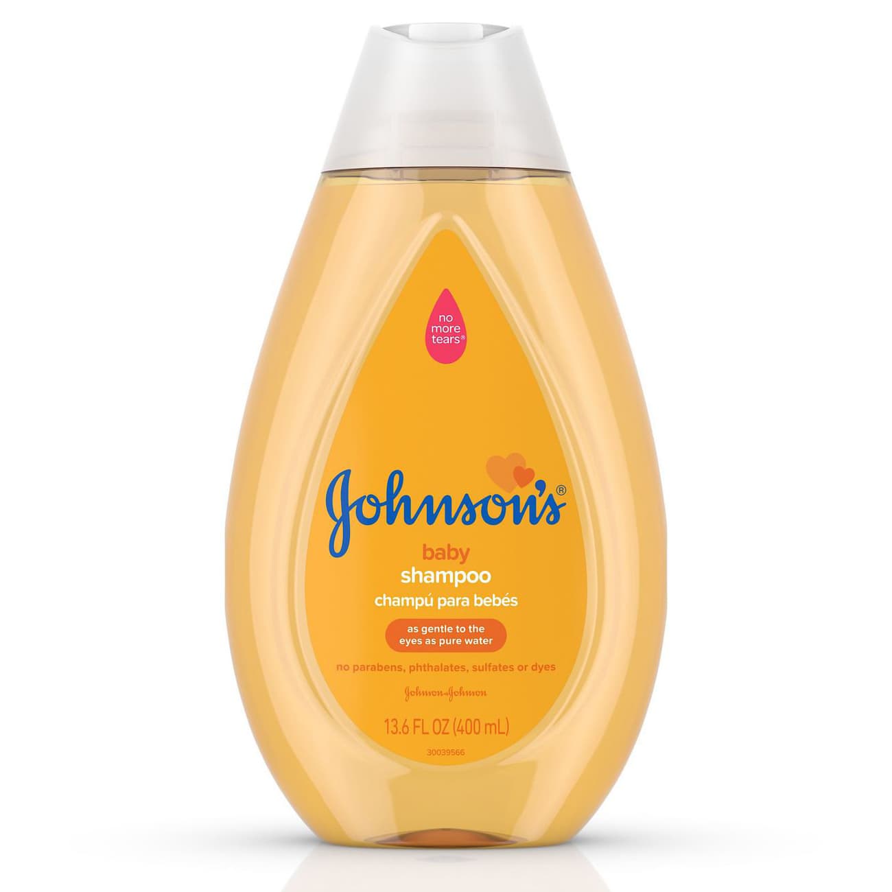 Johnson's and Johnson no more tears Baby Shampoo Bottle, 13.6 oz - Image 1